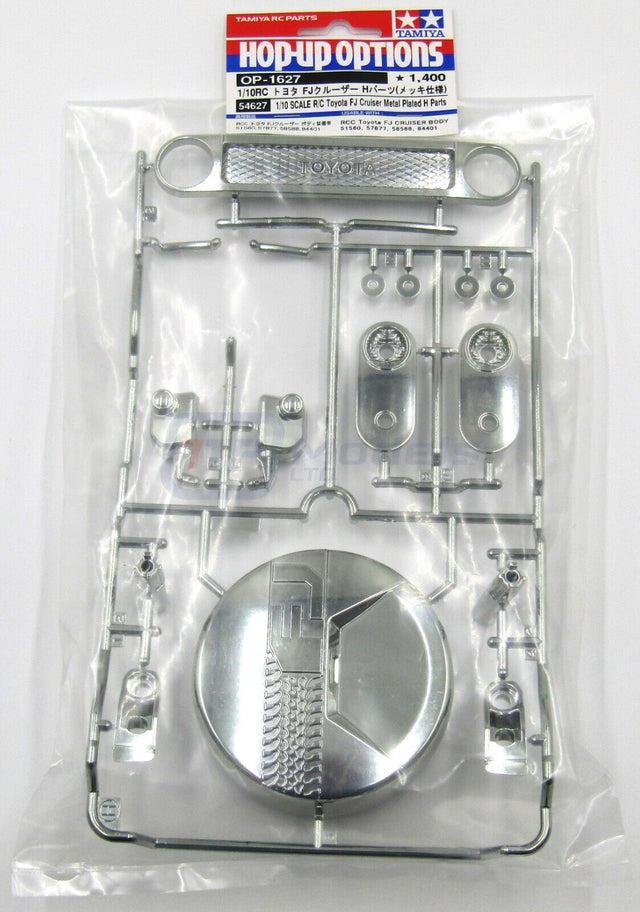Tamiya 54627 Toyota FJ Cruiser Metal Plated H Parts, CC-01/CC01/CR-01/CR01), NIP