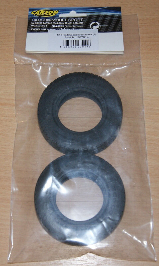 Carson 500907014/C907014 Fulda EcoControl Truck Tyres (2 Pcs.) (For Tamiya), NIP