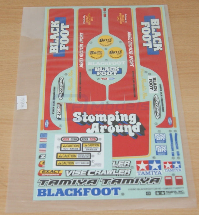Tamiya 58633 Blackfoot 2016, 9495887/19495887 Decals/Stickers, NIP