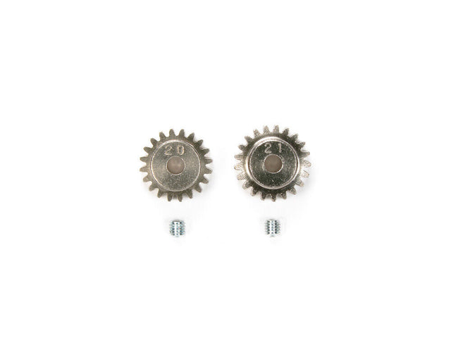 Tamiya 50356 20T, 21T AV Pinion Gear Set, (TA01/TA02/M02/M03/M04/M05/TT01/TT02)