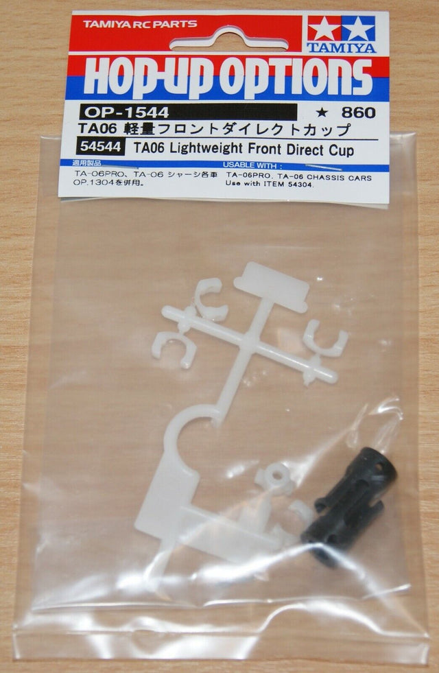 Tamiya 54544 TA06 Lightweight Front Direct Cup, (TRF417/TRF418/*TA-06), NIP