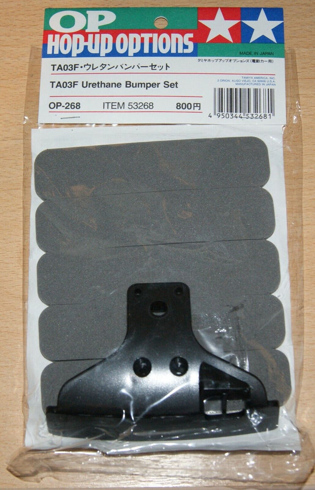 Tamiya 53268 TA03F Urethane Bumper Set, (TA-03F/TA03FS/TA-03FS/TA03F-S), NIP