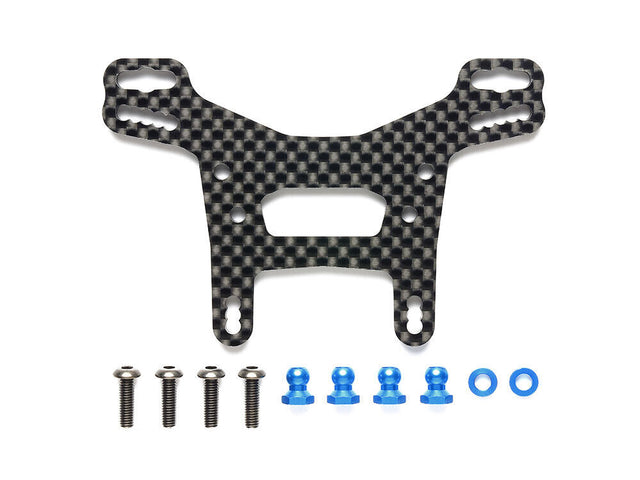 Tamiya 22058 XV-02 Carbon Damper Stay (Rear), (XV02/XV-02 Pro), NIP