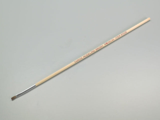 Tamiya 87028 Flat Paint Brush No.01, for RC & Plastic Kits, NIP