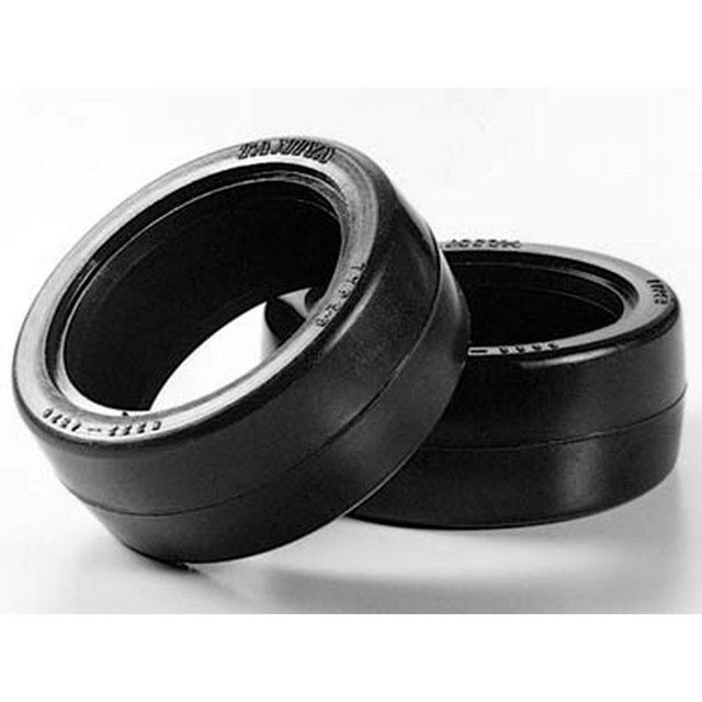 Tamiya 53294 Reinforced Slick Tires Type-B, 1 Pr (TA01/TA02/TA03/TT01/TT02/TL01)