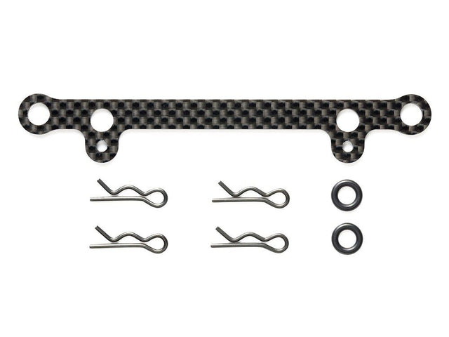 Tamiya 54783 Touring Car Carbon Body Mount Crossmember (Rear), XV-02/TRF420, NIP