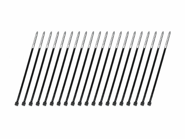 Tamiya 51651/9808134 Nylon Bands (Small/Black, 20 Pcs.), (Zip/Cable Ties), NIP