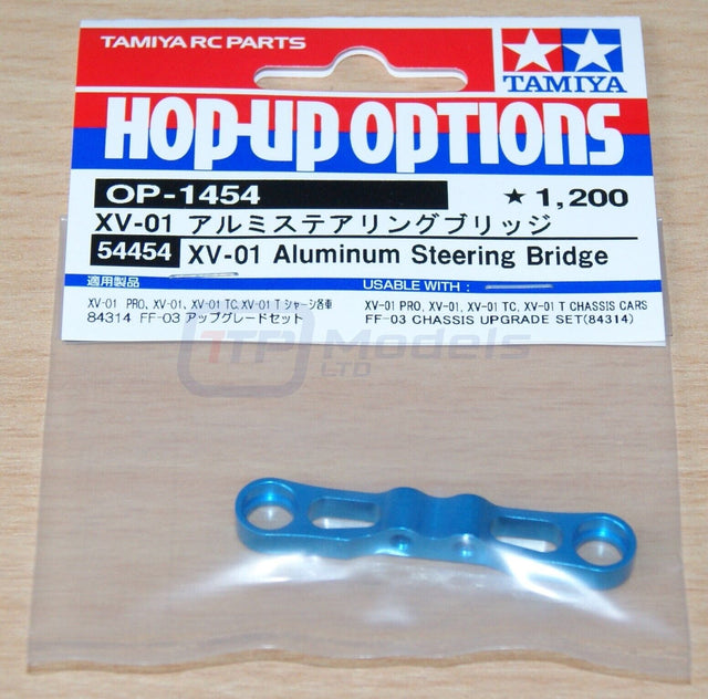 Tamiya 54454 XV-01 Aluminium Steering Bridge, (XV01/XV-01 Pro/XV-01T/XV01T), NIP
