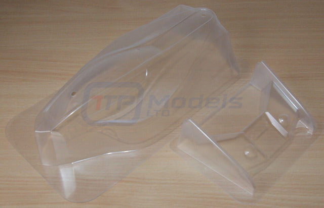 Tamiya 58596 Dual Ridge/TT02B/TT02BMS 9804824/19804824 Body & Wing, NEW