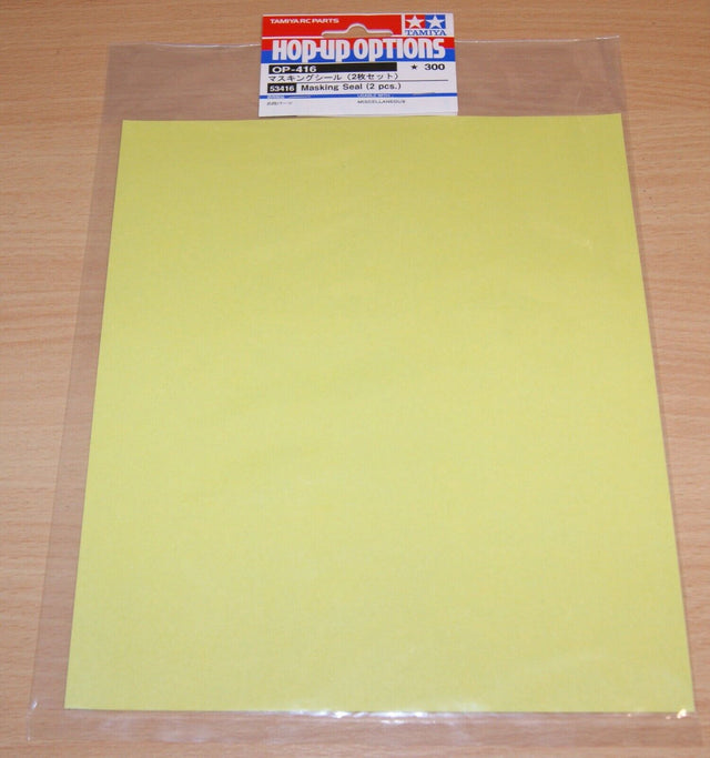 Tamiya 53416 Masking Seal (2 Pcs.), for RC Body Shells, NIP
