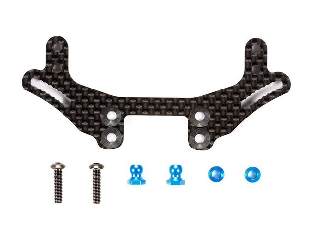 Tamiya 54721 TA07 Carbon Damper Stay (Rear), (TA-07/TA07 Pro/TA07R), NIP