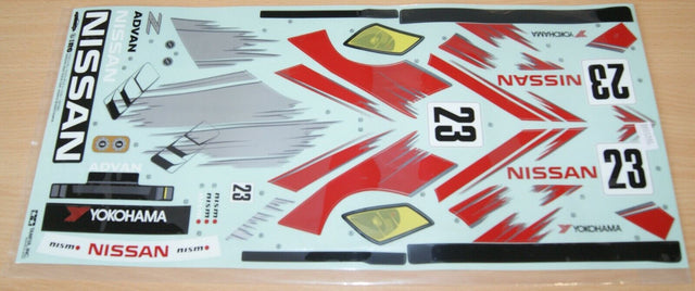 Tamiya 58304 Nissan 350Z Race Car/TT01, 9805900/19805900 Decals/Stickers, NIP