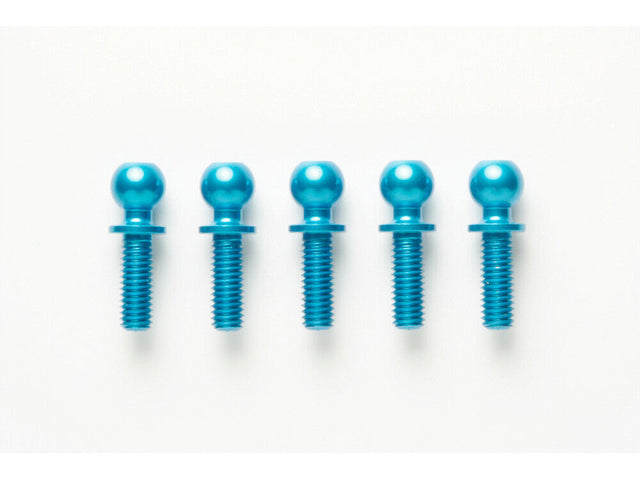 Tamiya 53907 5x8mm Aluminum Hex Head Ball Connector (5 Pcs.), (TA07/TRF418), NIP