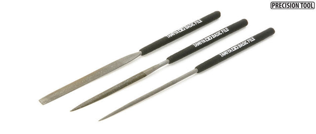 Tamiya 74104 Craft Tools Basic File Set (Smooth Double-Cut) for RC & Static Kits