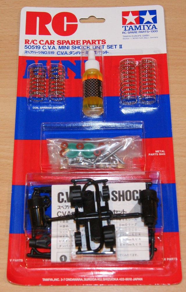 Tamiya 50519 C.V.A. Mini Shock Unit Set II (TT01/DT02/TGS/M03/M04/TA01/TA02) NIP