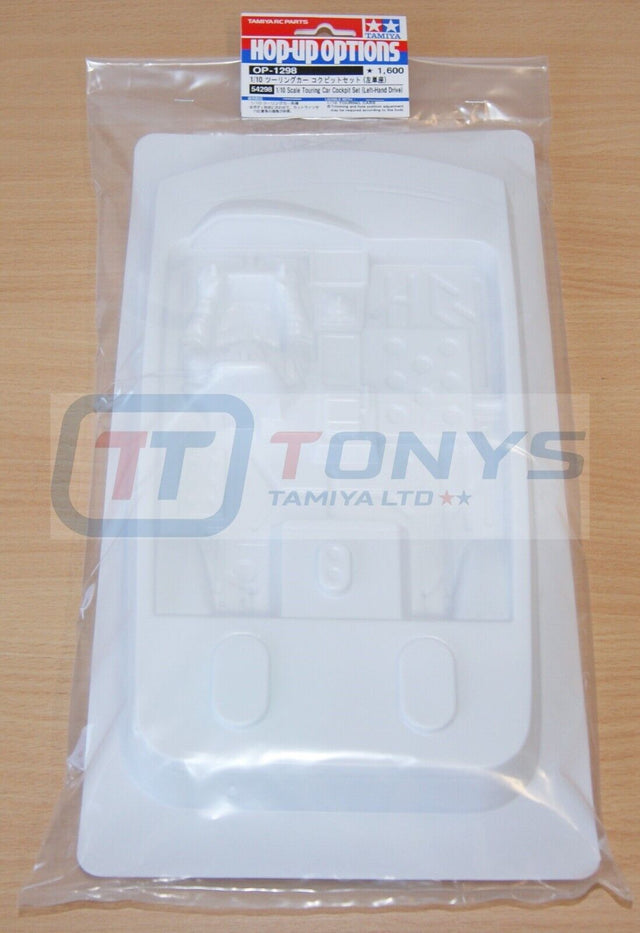 Tamiya 54298 1/10 Scale Touring Car Cockpit Set (Left Hand Drive), (TT01/TT02)