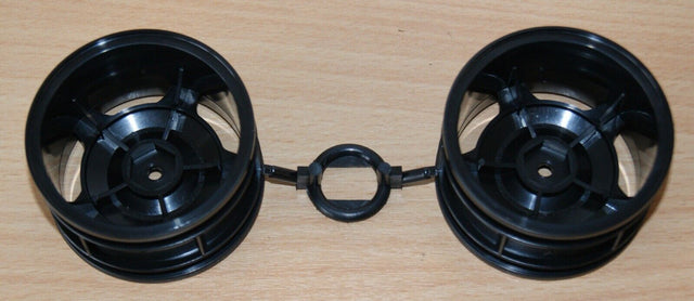 Tamiya 58628 Racing Fighter/DT03/DT-03/TD2, 0448048/10448048 Rear Wheels, *53086