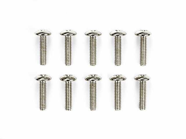 Tamiya 10323/9804929/AO-1048 2x8mm Truss Screw (10 Pcs.), (Trucks/Tanks), NIP