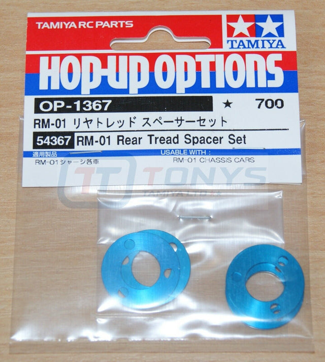 Tamiya 54367 RM-01 Rear Tread Spacer Set, (RM01/RM-01X/RM01X), NIP