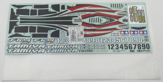 Tamiya 58431 F104 Pro/Black, 9495591/19495591 Decals/Stickers, NIP