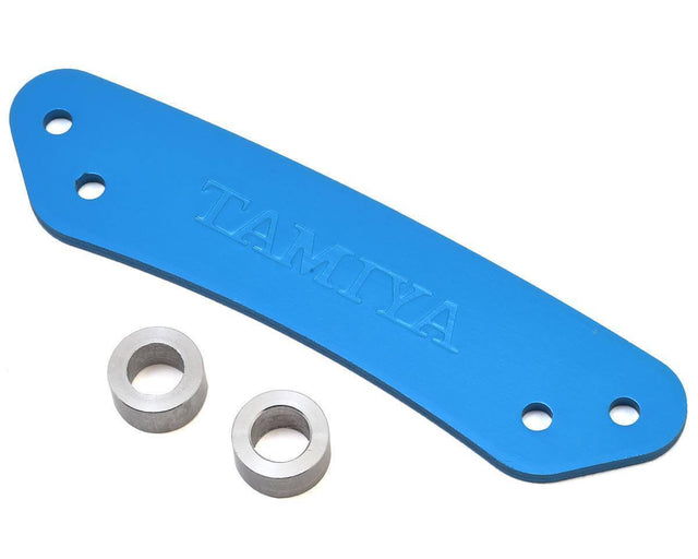 Tamiya 53682 Aluminum Bumper Stopper, (TT01, TGS), (TT-01/TT01D/TT01E/TT02/TGSR)