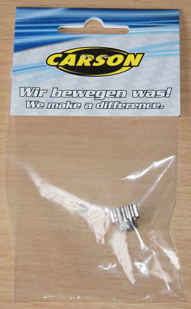 Carson 500013437 12T Steel Pinion Gear (0.8 / 08 Module), (Tamiya Trucks), NIP