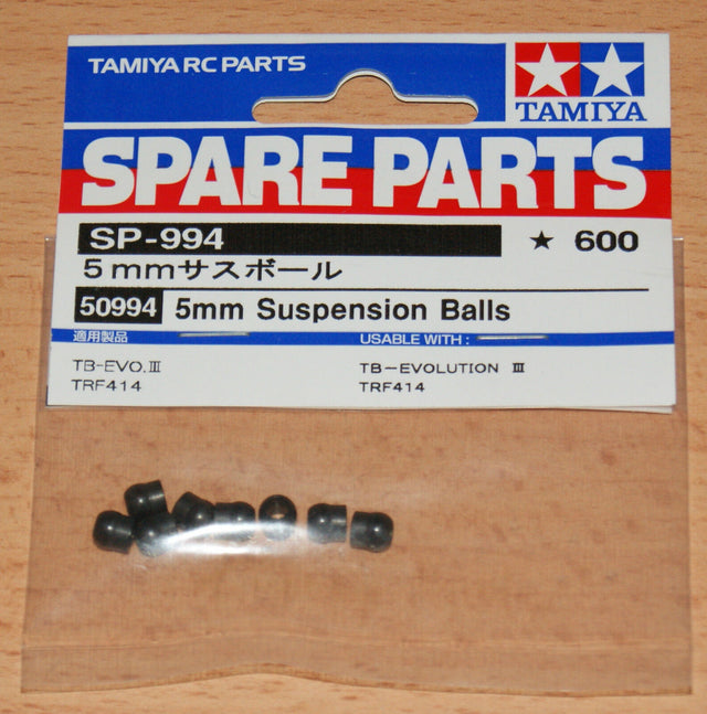 Tamiya 50994/9805739 5mm Suspension Balls, (TA05/TD4/TRF501x/TRF511/DB01/TRF416)