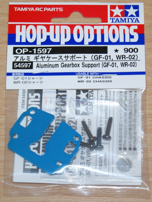 Tamiya 54597 Aluminium Gearbox Support, (GF01/GF-01/WR-02/WR02), NIP