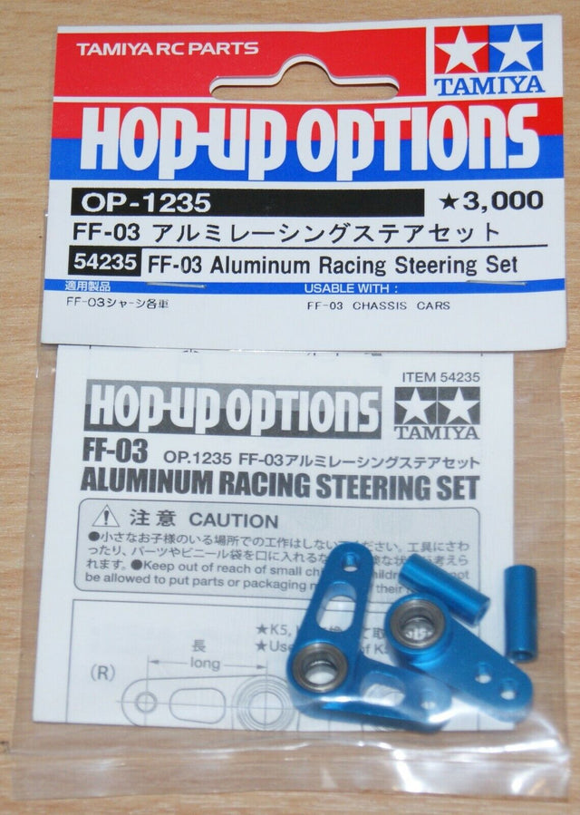 Tamiya 54235 FF-03 Aluminum Racing Steering Set, (FF03/FF03 Pro/FF03R), NIP