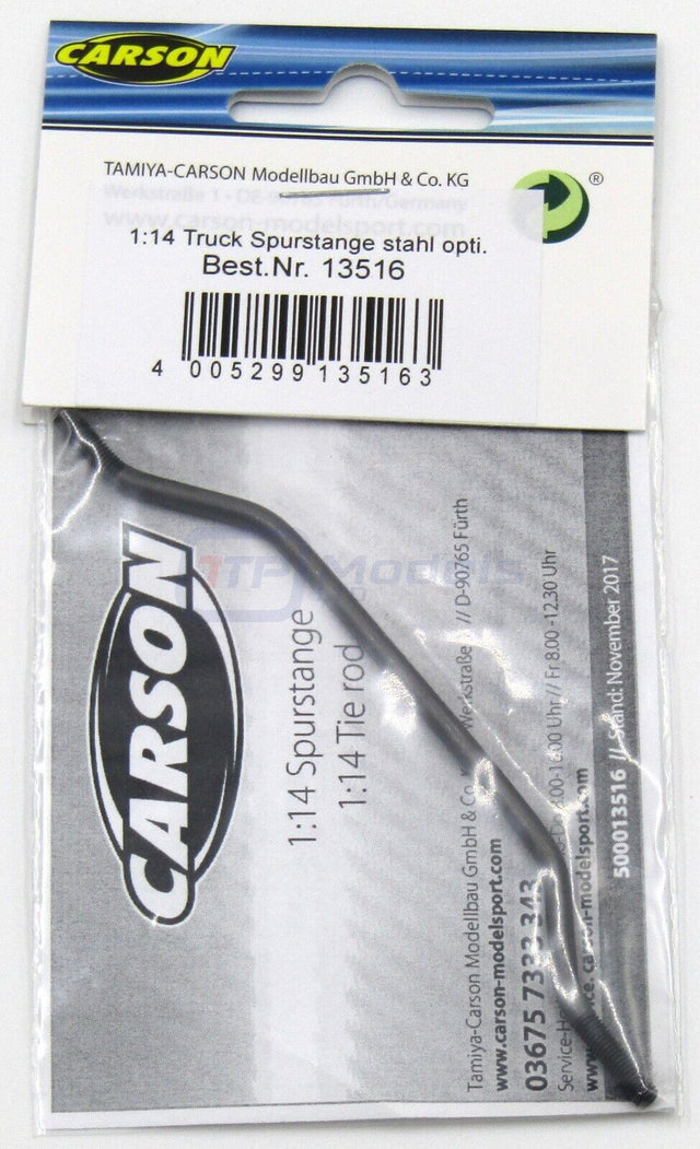 Carson C013516/500013516 1:14 Truck Steering Rod, (For Tamiya Trucks), NIP