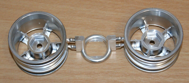 Tamiya 57744 RTR Mini Cooper 2002, 0440121 Wheels (2 Pcs) (M05/M05Ra/M06/M07/M08