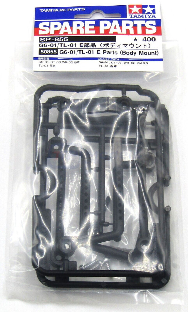 Tamiya 50855 G6-01/TL-01 E Parts (Body Mount), TL01/G601/TL01RA/WR-02/FF02, NIP