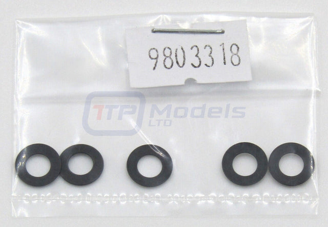 Tamiya Top Force/Top Force Evo, 9803318/19803318 4mm Disk Spring (5 Pcs.), NIP