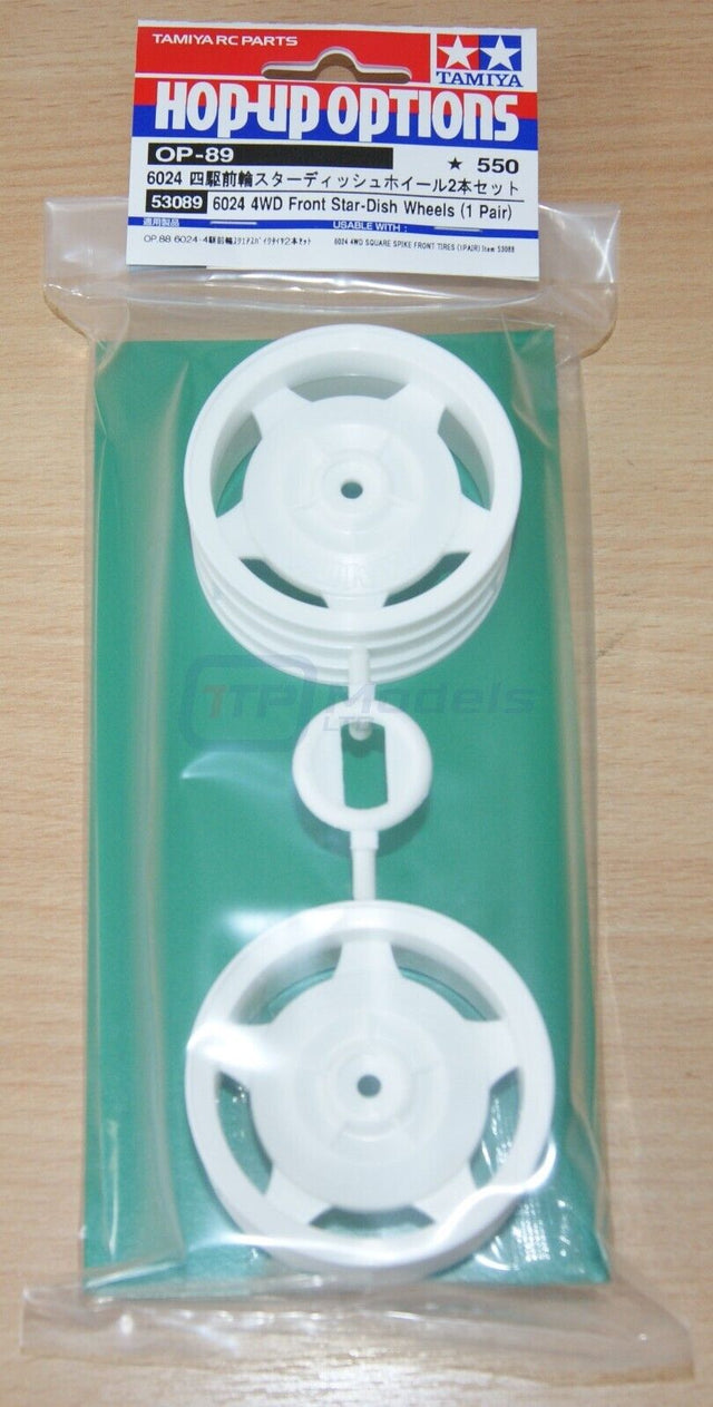 Tamiya Top Force/Gravel Hound/Rising Storm/Neo Scorcher/TT02B 53089 Front Wheels