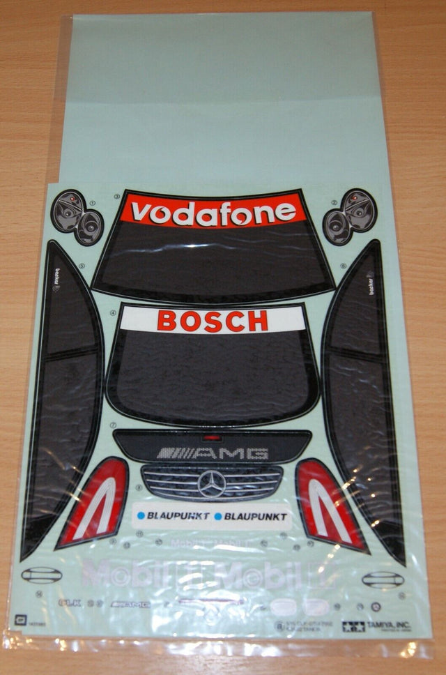 Tamiya 58310 Mercedes-Benz CLK-DTM Team Vodafone/TB02, 9804169 Decals/Stickers