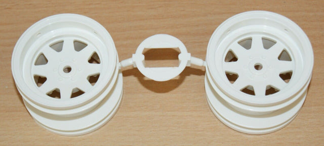 Tamiya Striker/Sonic Fighter/Grasshopper II/2, 0445095/10445095 Rear Wheels, NEW