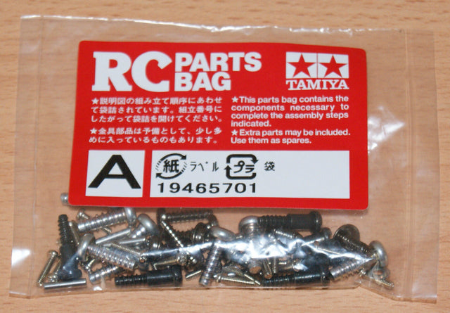 Tamiya 58384 Subaru Brat (Re-Release), 9465701/19465701 Screw Bag A, NIP