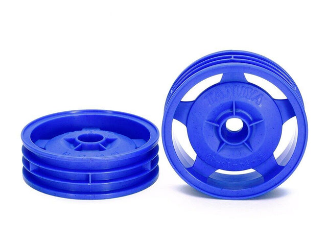 Tamiya 54680 2WD Buggy Front Star-Dish Wheels (Blue), (Dyna Storm/DT02/*53085)