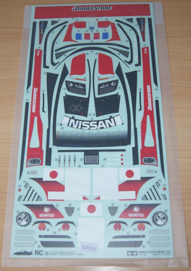 Tamiya 58203 Nissan R390 GT1/TA03R/TT01E, 9495754/19495754 Decals/Stickers, NIP