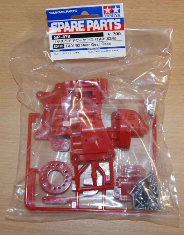 Tamiya 50478/0005405/9005342 TA01/02 Rear Gear Case (TA01/TA02), NIP