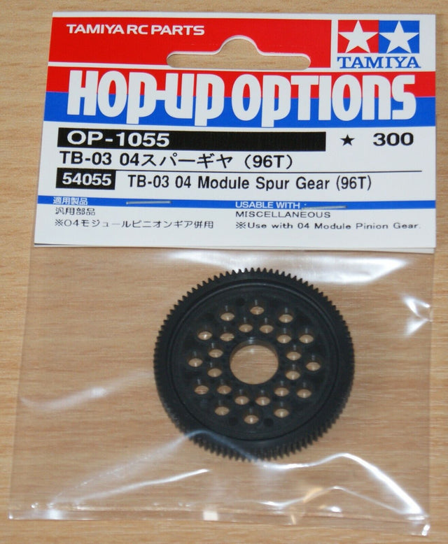 Tamiya 54055 TB-03 04 Module Spur Gear (96T), (TB03/TB03D/TRF102/TRF103), NIP
