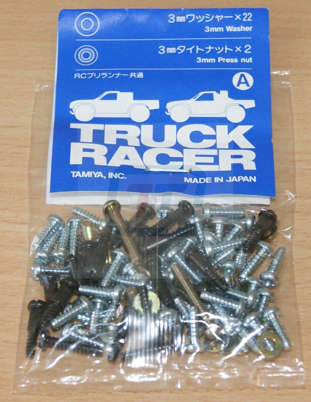 Tamiya 58136 Toyota Prerunner/58146 Chevy S-10, 9465485/19465485 Screw Bag A NIP