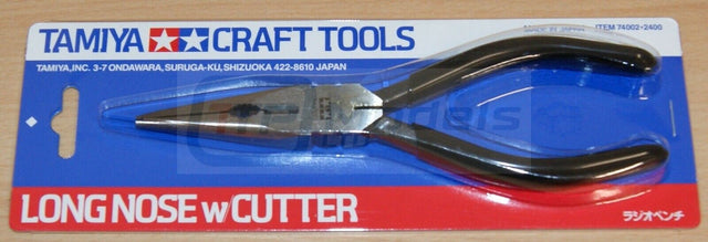 Tamiya 74002 Long Nose Pliers with Cutter, for Radio Control Cars, NIP
