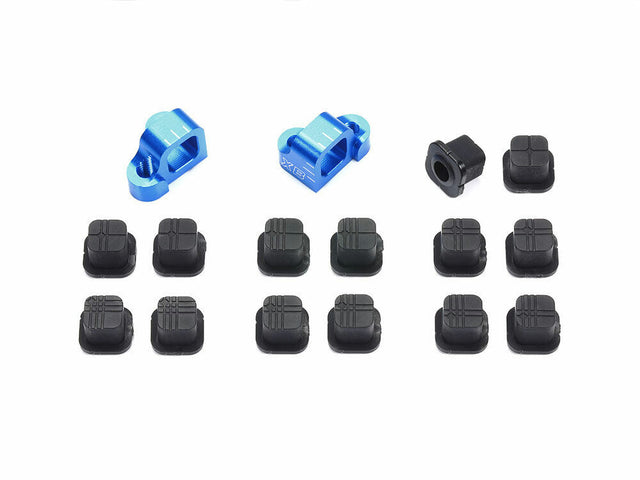 Tamiya 54883 Aluminum Adjustable Separate Suspension Mounts XB, TRF420/TA08/TB05