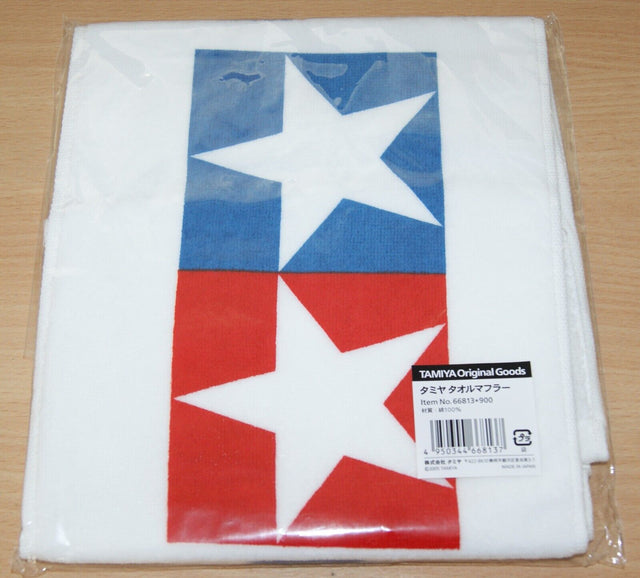 Tamiya 66813 Official Towel/Scarf (White), NIP