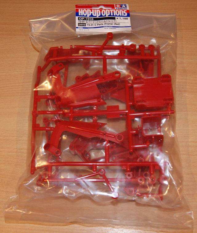 Tamiya 54918 T3-01 C Parts (Frame) (Red), Dancing Rider/Dual Rider, NIP