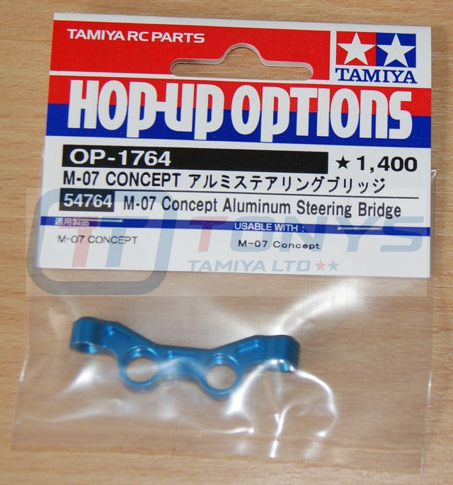 Tamiya 54764 M-07 Concept Aluminum Steering Bridge, (M07/M07R/M-07R), NIP