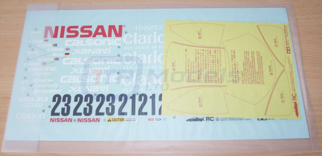 Tamiya 58203 Nissan R390 GT1/TA03R/TT01E, 9495754/19495754 Decals/Stickers, NIP