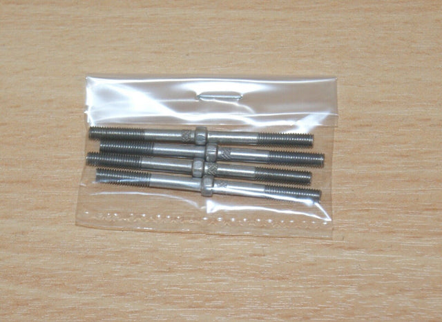 Tamiya 9804302/19804302 3x46mm Turnbuckle Shaft (4 Pcs.), TRF501x/TRF511/TRF502x