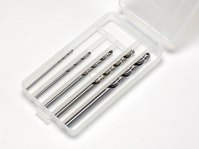 Tamiya 74049 Craft Tools, Basic Drill Set (1mm,1.5mm,2mm,2.5mm,3mm), NIP